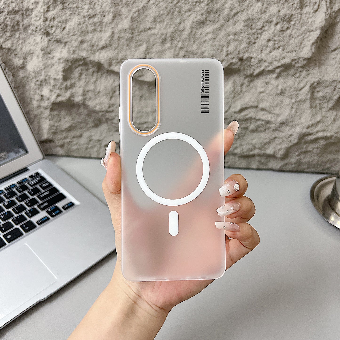 OnePlus Nord CE 4 Lite 5G Premium Magnetic Frosted Ultra Slim Back Case - White