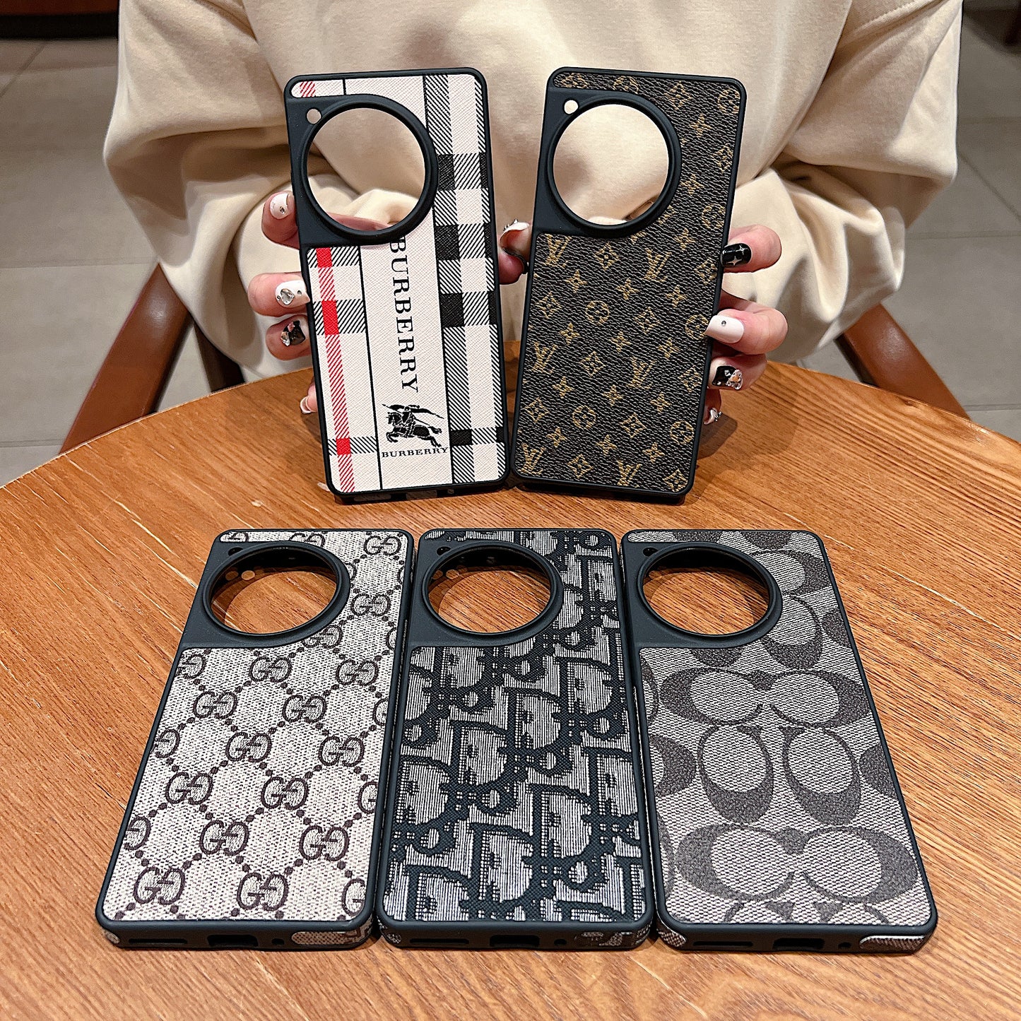 OnePlus 12r 5g Luxury Branded Leather Designer Case- Gucci