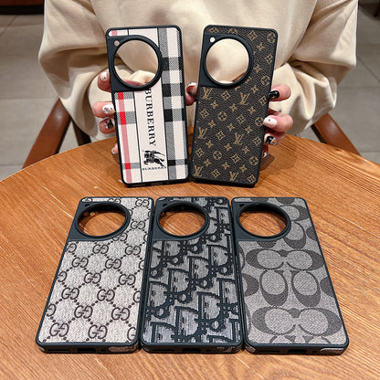 OnePlus 12r 5g Luxury Branded Leather Designer Case - Burberry