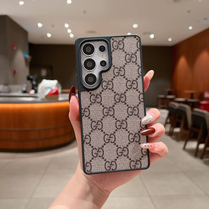 Samsung Ultra Luxury Branded Leather Designer Case - Gucci