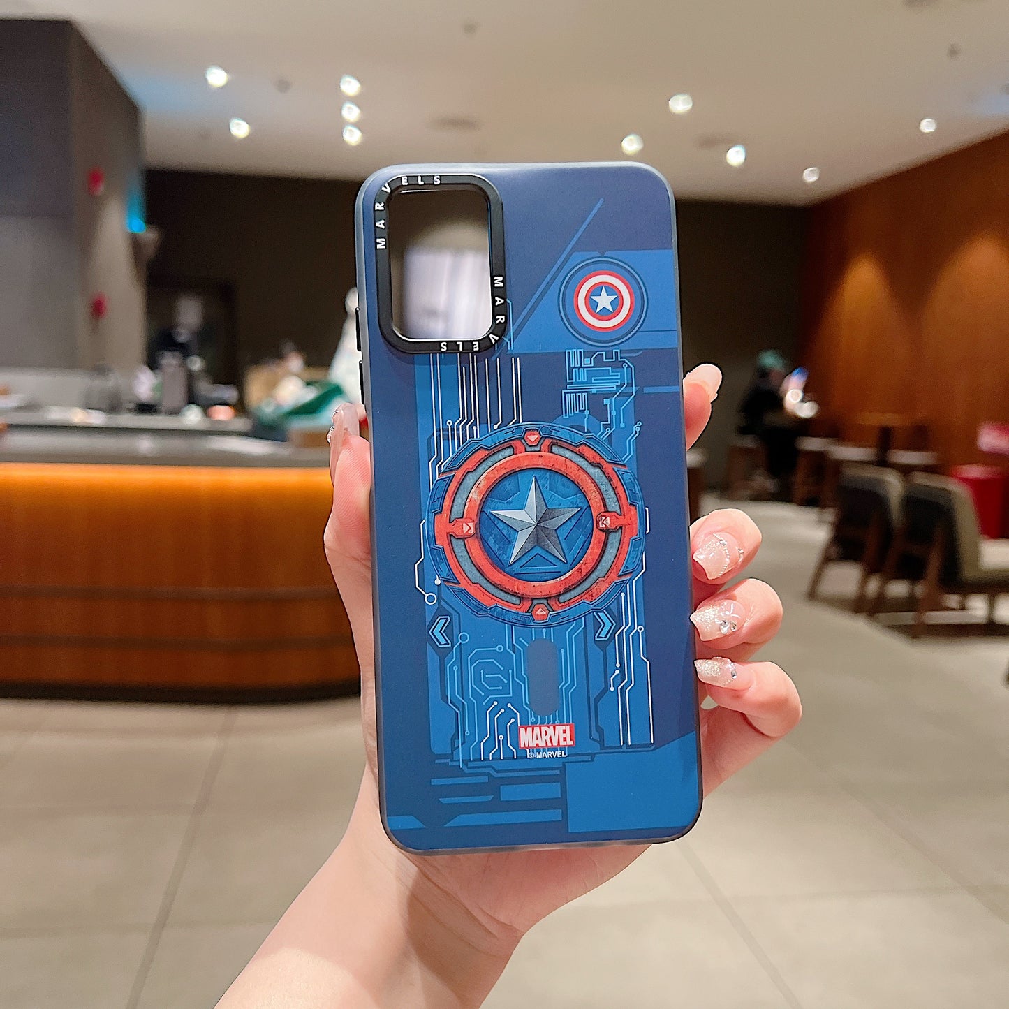 Motorola Moto G34 5G Premium Captain America IMD   Back Case - Captain America