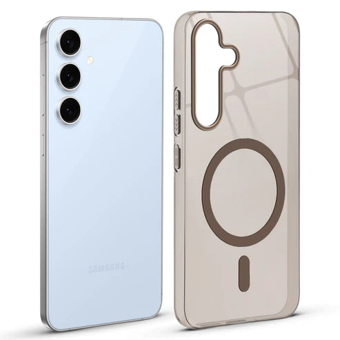 Samsung S25 5g Crystal Clear Anti-Yellowing Wireless Charging Support Case - Crystal Gold