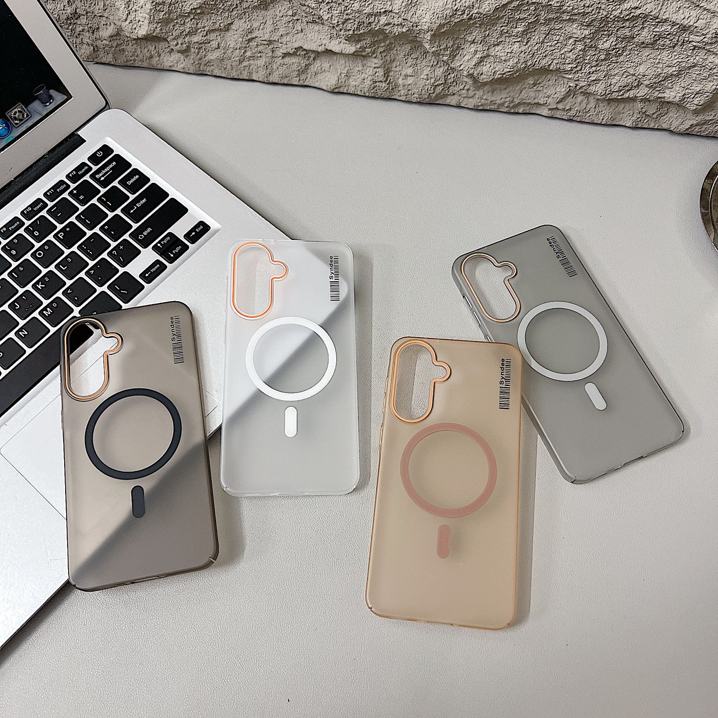 Samsung A36 5G Premium Magnetic Frosted Ultra Slim Back Case -Desert Gold