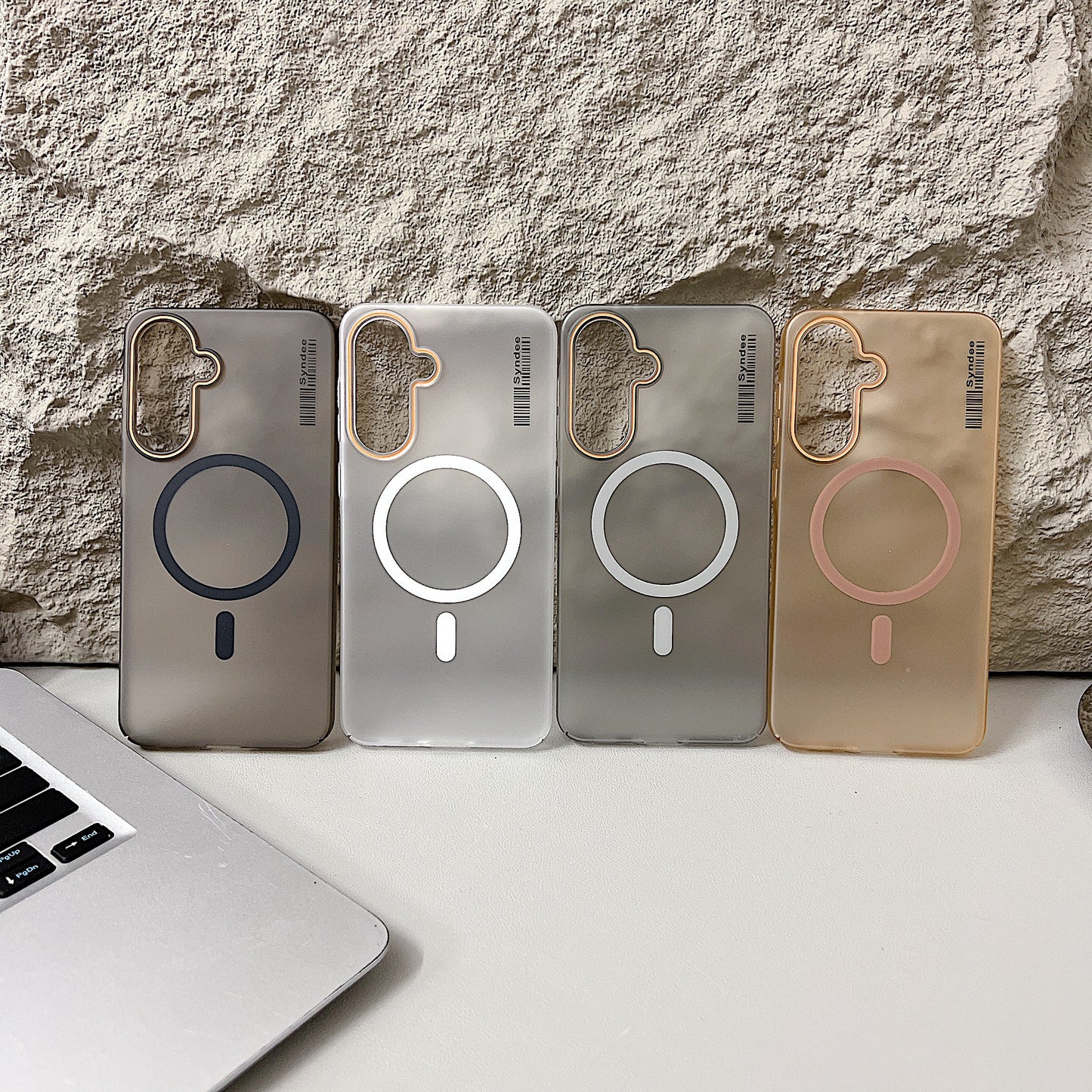 Samsung A36 5G Premium Magnetic Frosted Ultra Slim Back Case -Desert Gold