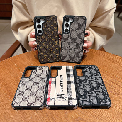 Samsung S23 5g Luxury Branded Leather Designer Case - Coach