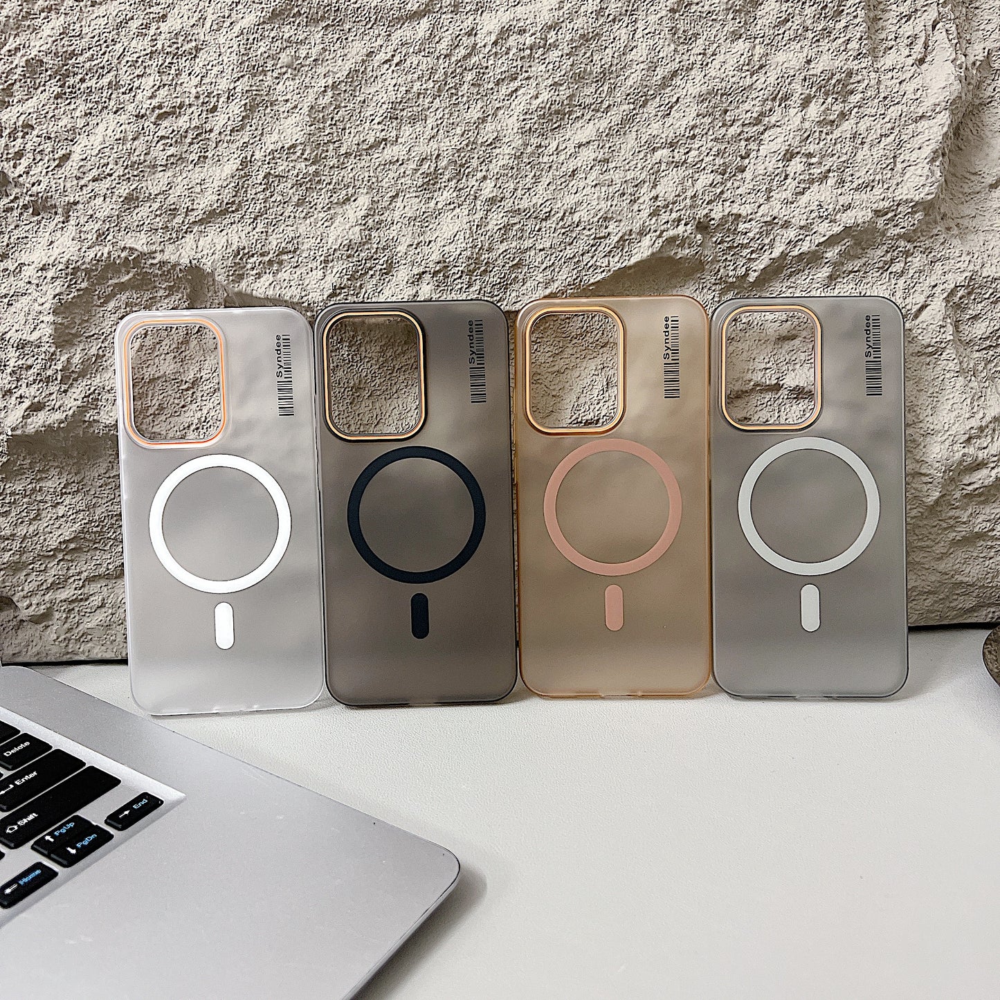 Oppo Reno 14 5G Premium Magnetic Frosted Ultra Slim Back Case - Frosted Black