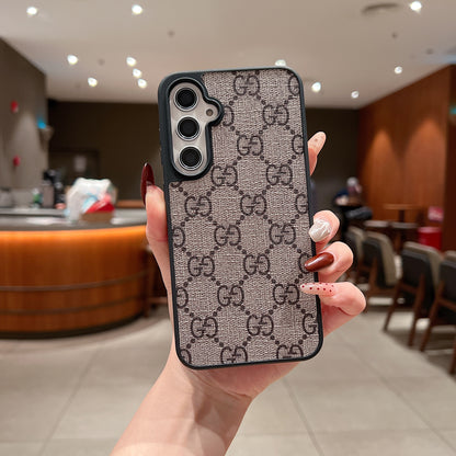 Samsung S23 FE 5g Luxury Branded Leather Designer Case - GUCCI