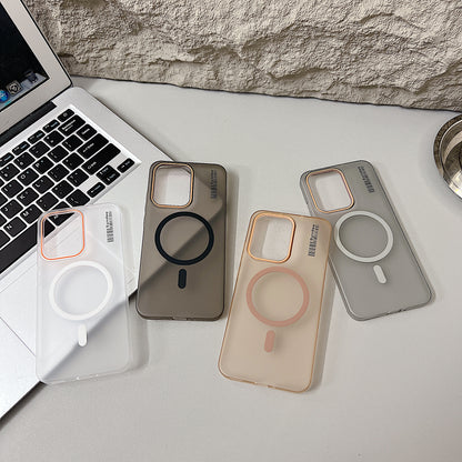 Oppo Reno 14 5G Premium Magnetic Frosted Ultra Slim Back Case - Frosted White
