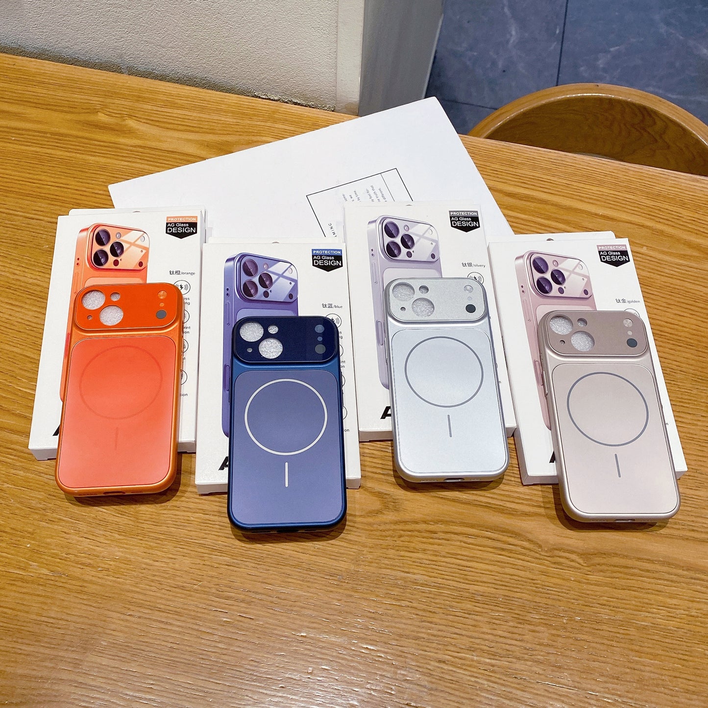 Apple iPhone 15 Convertor case Magsafe working - Cosmic Orange