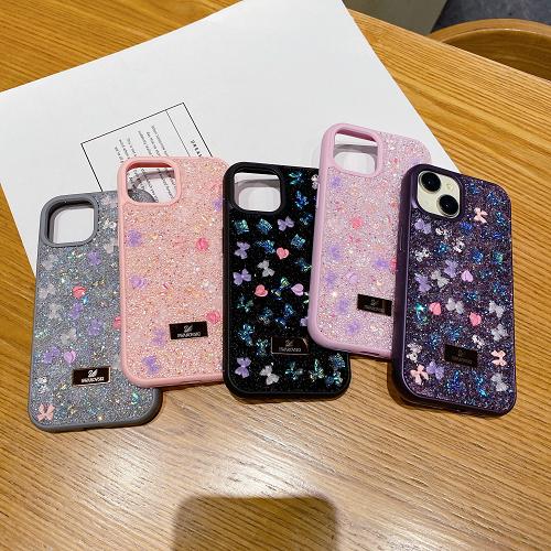 Apple iPhone Swarovski Glitter Rhinestone Shinning Premium cases - Pink