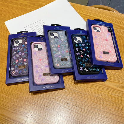 Apple iPhone Swarovski Glitter Rhinestone Shinning Premium cases - Purple
