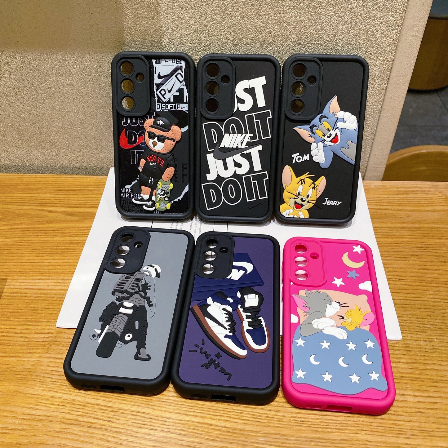 Samsung A14 5G Nike Soft Silicone Cute 3D Cartoon Back Cover Case - Nike 1