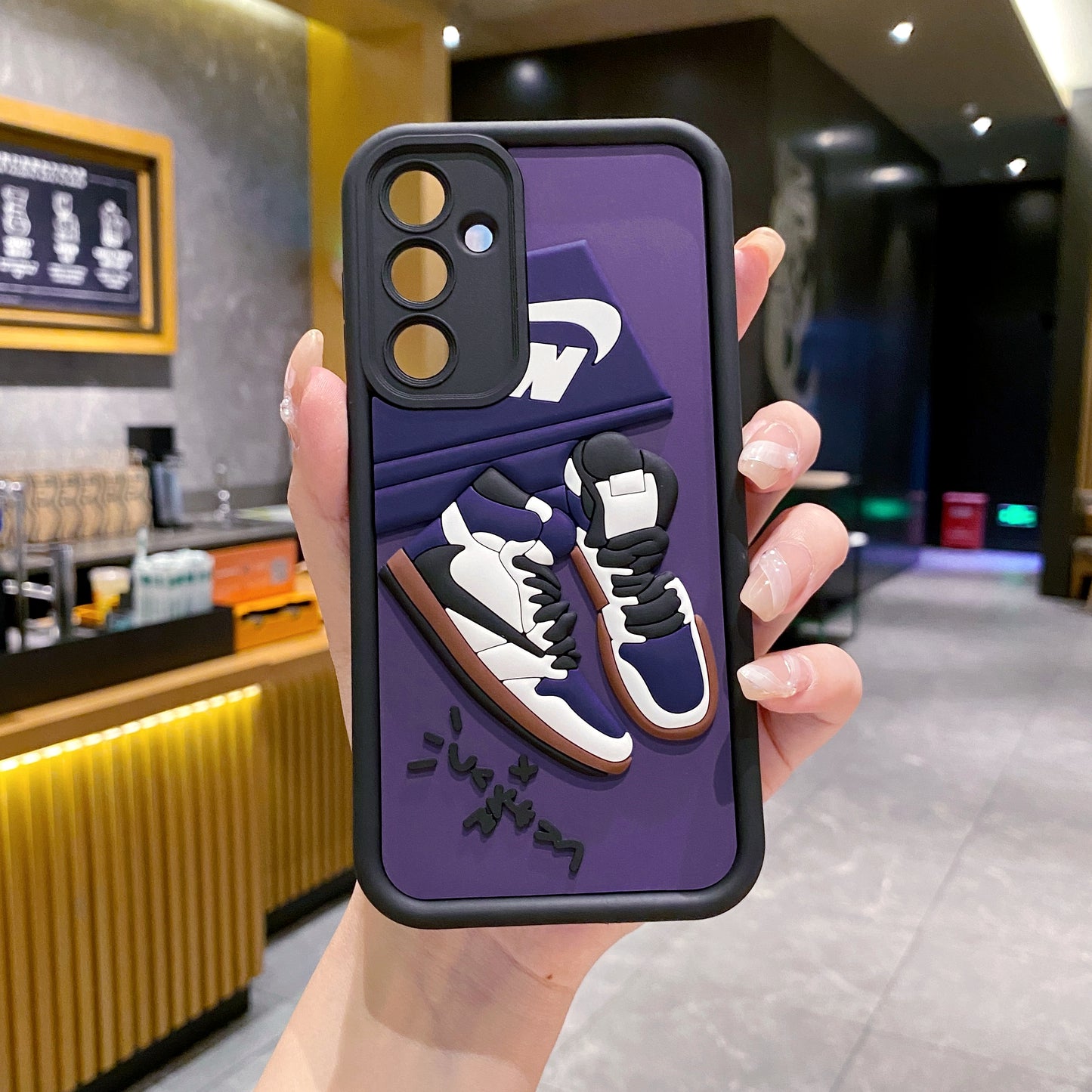 Samsung A35 5G Nike Soft Silicone Cute 3D Cartoon Back Cover Case - Nike 2