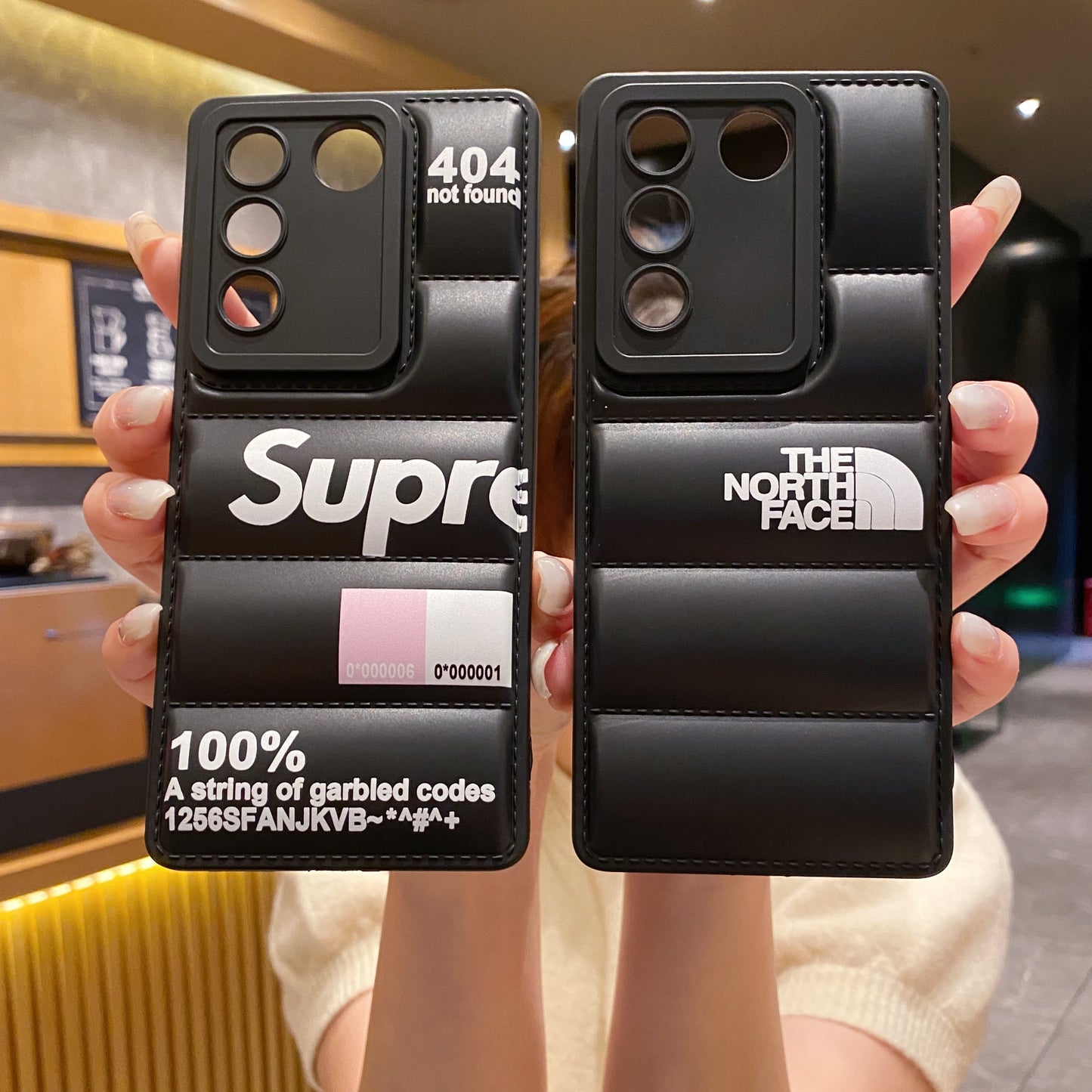 Vivo V27/V27 Pro 5g Matte Soft Puff Jacket Case - Combo 1
