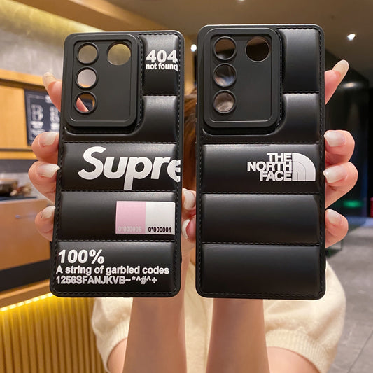 Vivo V27/V27 Pro 5g Matte Soft Puff Jacket Case - Combo 1