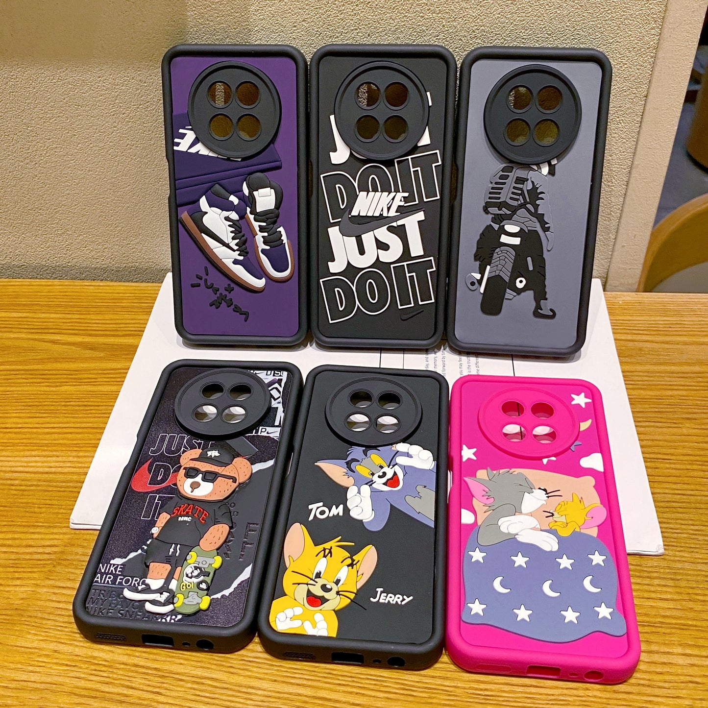 Realme 13 Pro 5G Tom & Jerry Soft Silicone Cute 3D Cartoon Back Cover Case - Tom & Jerry