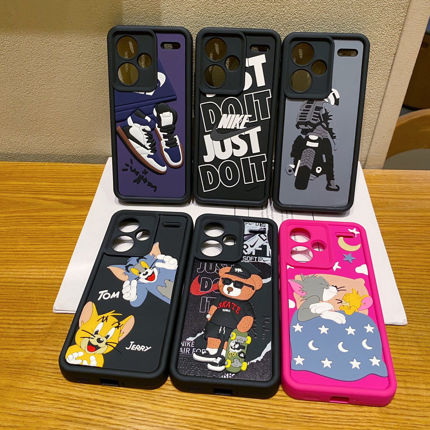 Redmi Note 13 Pro Plus 5G Nike Soft Silicone Cute 3D Cartoon Back Cover Case - Nike 1