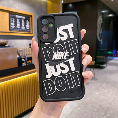 Samsung A34 5G Nike Soft Silicone Cute 3D Cartoon Back Cover Case - Nike 1