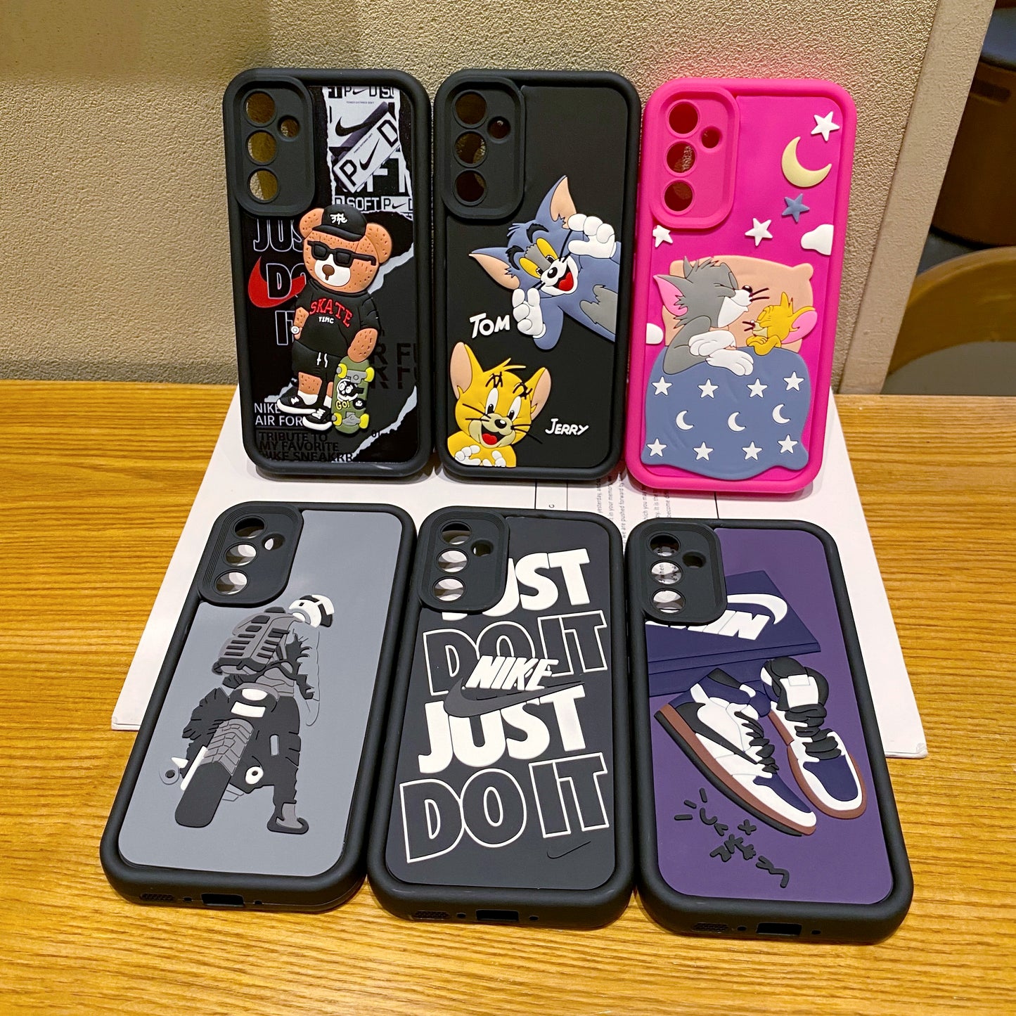 Samsung S24 5G Nike Soft Silicone Cute 3D Cartoon Back Cover Case - Nike 1