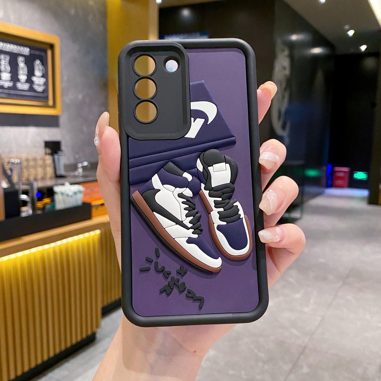 Samsung S20 FE 5G Nike Soft Silicone Cute 3D Cartoon Back Cover Case - Nike 2