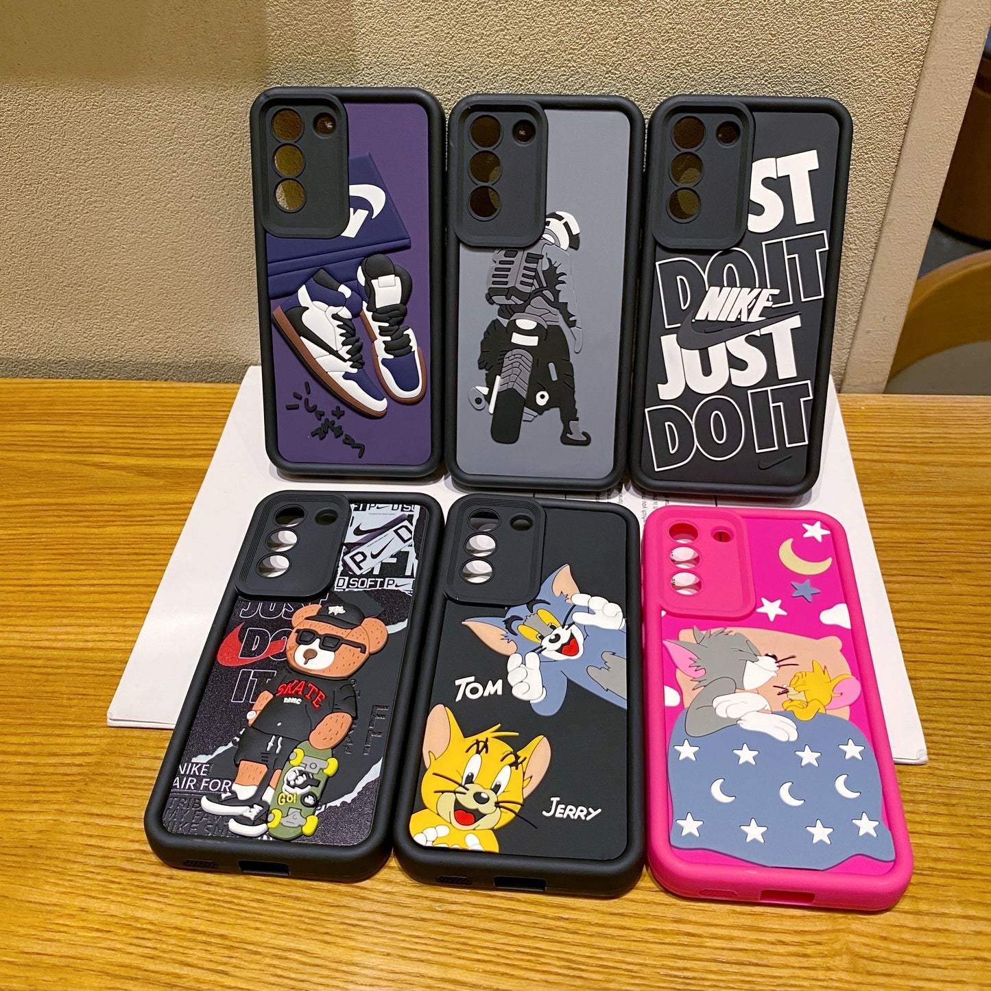 Samsung S22 5G Moto Rider Soft Silicone Cute 3D Cartoon Back Cover Case - Moto Rider