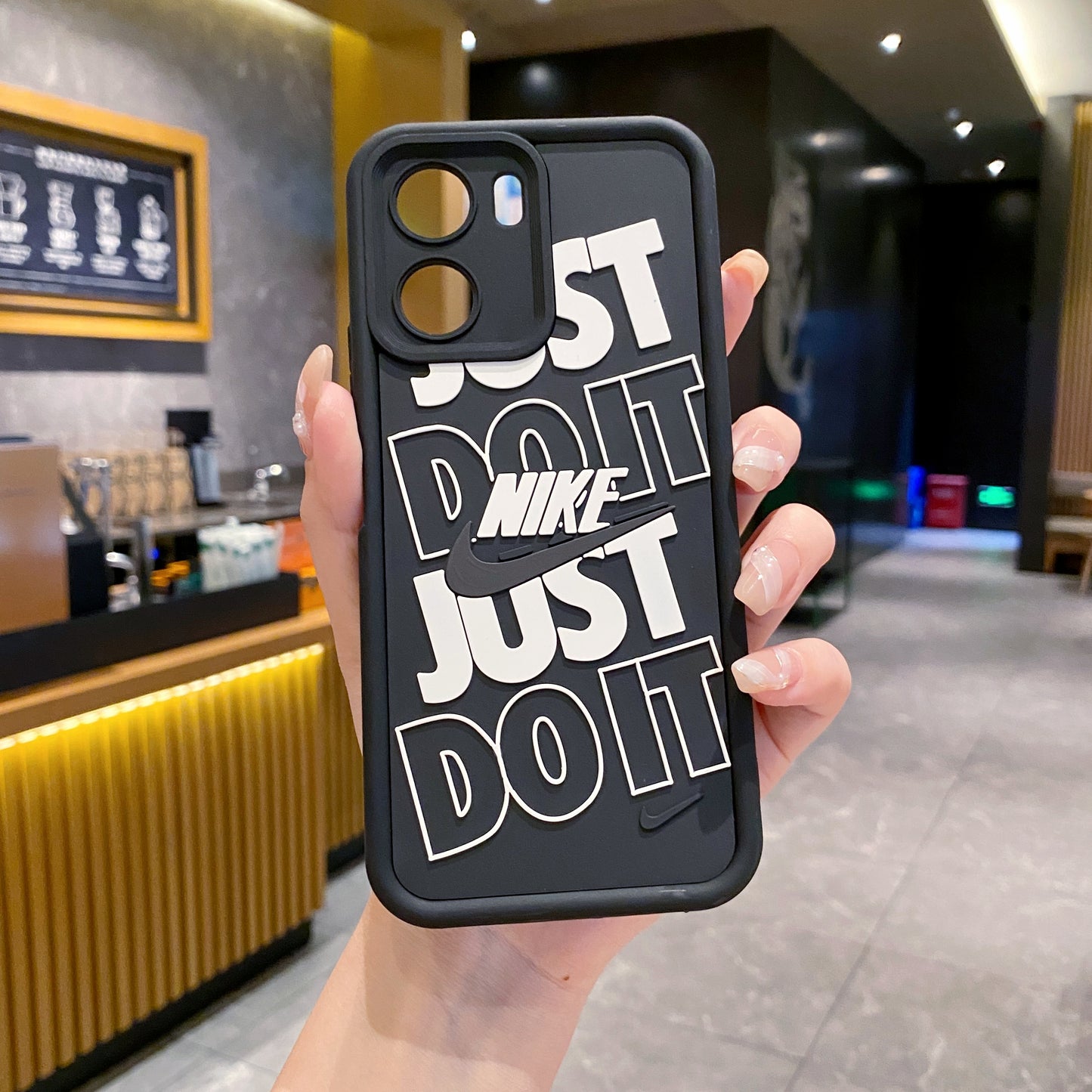 Vivo Y56 5G Nike Soft Silicone Cute 3D Cartoon Back Cover Case - Nike 1