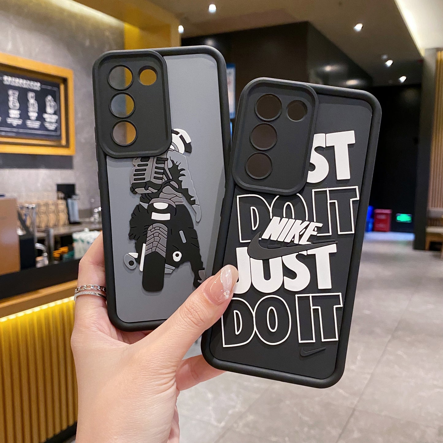 Vivo T3 5G Nike Soft Silicone Cute 3D Cartoon Back Cover Case - Nike 1