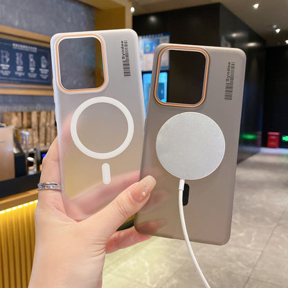 Realme 15 5G Premium Magnetic Frosted Ultra Slim Back Case - Grey