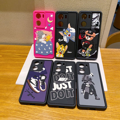 Vivo V29e 5G Tom & Jerry Soft Silicone Cute 3D Cartoon Back Cover Case - Tom & Jerry