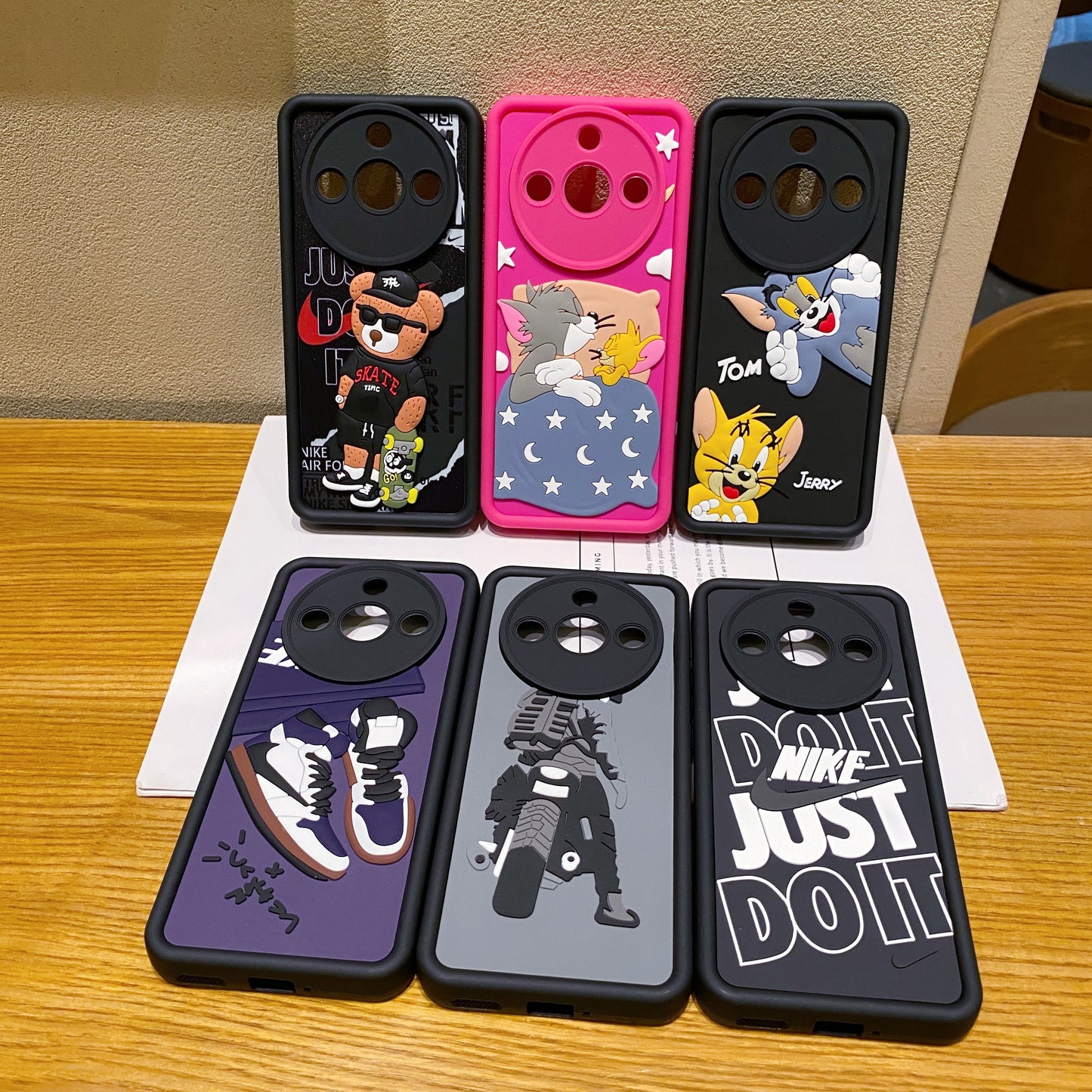 Realme 11 Pro/11 Pro+ 5G Tom & Jerry Soft Silicone Cute 3D Cartoon Back Cover Case - Tom & Jerry