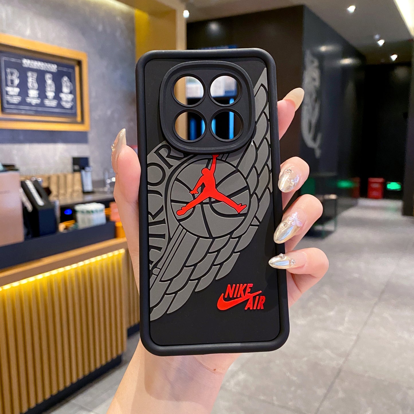 Redmi Note 14 Pro Plus 5G Jordan Soft Silicone Cute 3D Cartoon Back Cover Case - Jordan 1