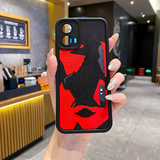 Motorola Moto EDGE 50 Fusion / G96 5G Jordan Soft Silicone Cute 3D Cartoon Back Cover Case - Jordan 2