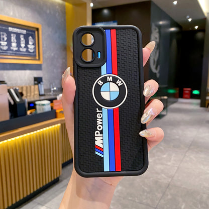 Motorola Moto G34 5G BMW Soft Silicone Cute 3D Cartoon Back Cover Case - BMW