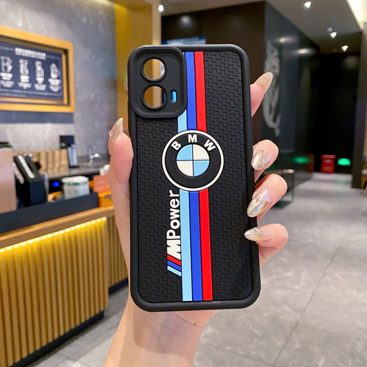 Motorola Moto G45 5G BMW Soft Silicone Cute 3D Cartoon Back Cover Case -BMW