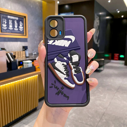 Motorola Moto G34 5G Nike Soft Silicone Cute 3D Cartoon Back Cover Case - Nike 2