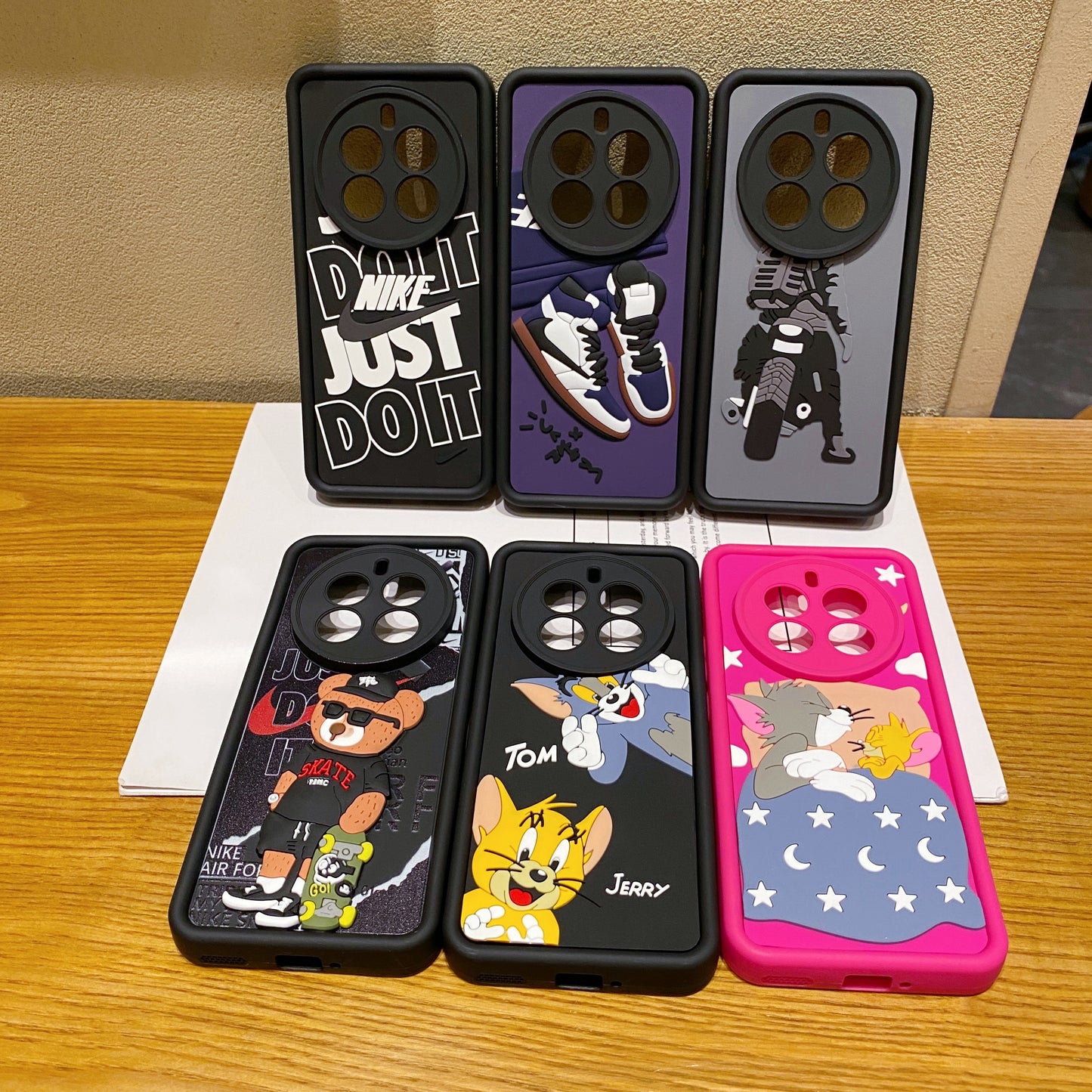 Realme 12 Pro/12 Pro+ 5G Nike Soft Silicone Cute 3D Cartoon Back Cover Case - Nike 1