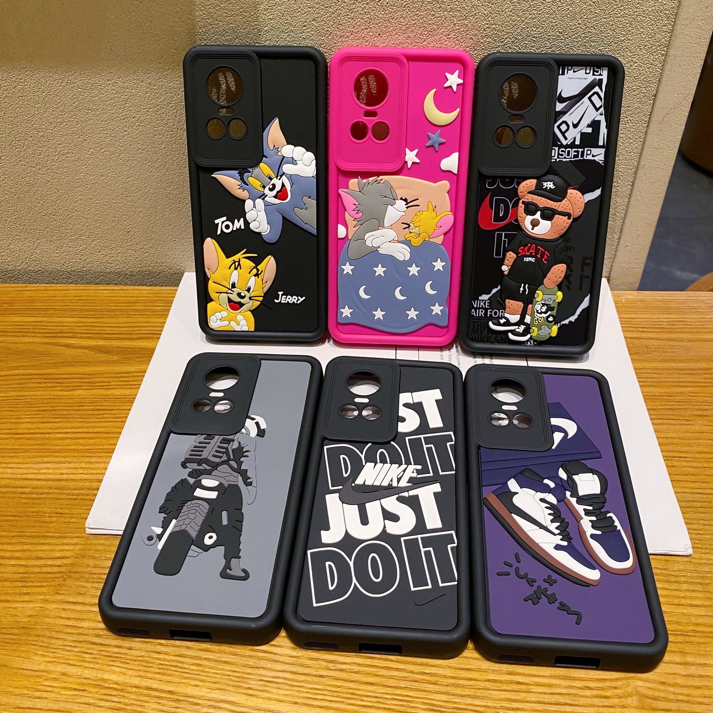 Oppo Reno 10 Pro 5G Tom & Jerry Soft Silicone Cute 3D Cartoon Back Cover Case - Tom & Jerry