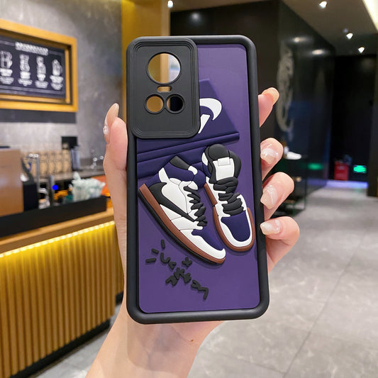 Oppo Reno 10 Pro 5G Nike Soft Silicone Cute 3D Cartoon Back Cover Case - Nike 2