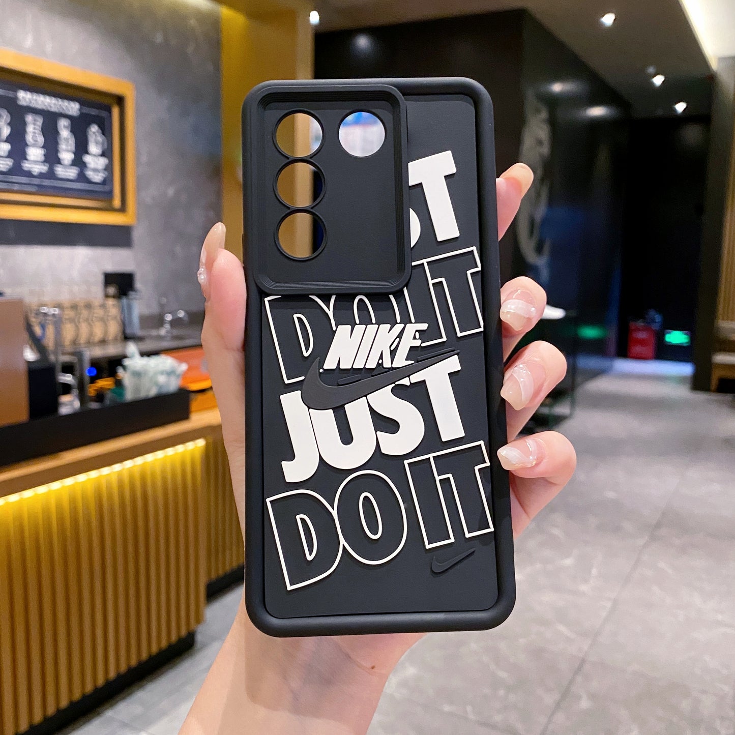 Vivo V27 5G Nike Soft Silicone Cute 3D Cartoon Back Cover Case - Nike 1