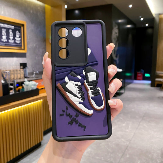 Vivo V27 5G Nike Soft Silicone Cute 3D Cartoon Back Cover Case - Nike 2