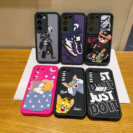 Samsung S20 FE 5G Bear Soft Silicone Cute 3D Cartoon Back Cover Case - Bear