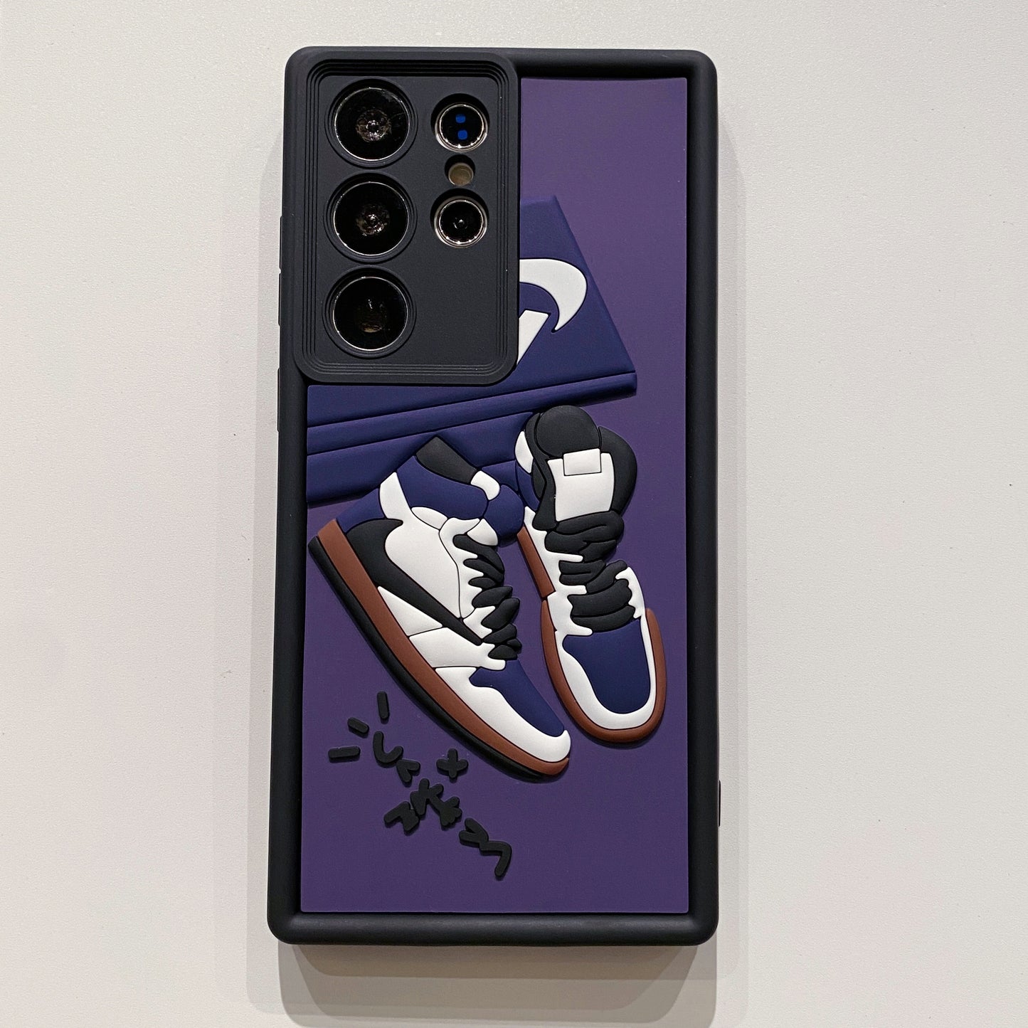 Samsung S23 Ultra 5G Nike Soft Silicone Cute 3D Cartoon Back Cover Case - Nike 2