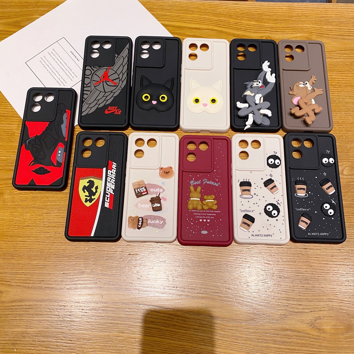 Vivo T2 Pro / iQoo Z7 Pro 5G Jordan Soft Silicone Cute 3D Cartoon Back Cover Case - Jordan 1