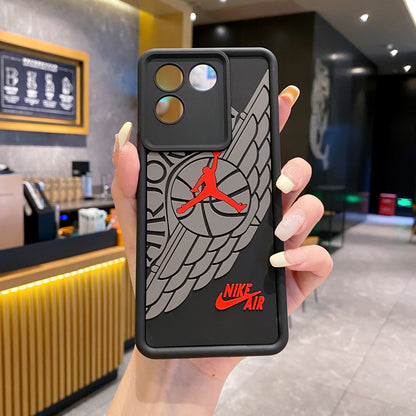 Vivo T2 Pro / iQoo Z7 Pro 5G Jordan Soft Silicone Cute 3D Cartoon Back Cover Case - Jordan 1