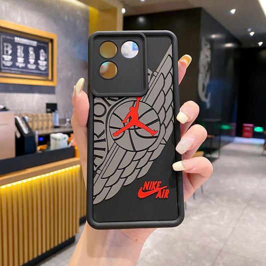 Vivo T2 Pro / iQoo Z7 Pro 5G Jordan Soft Silicone Cute 3D Cartoon Back Cover Case - Jordan 1