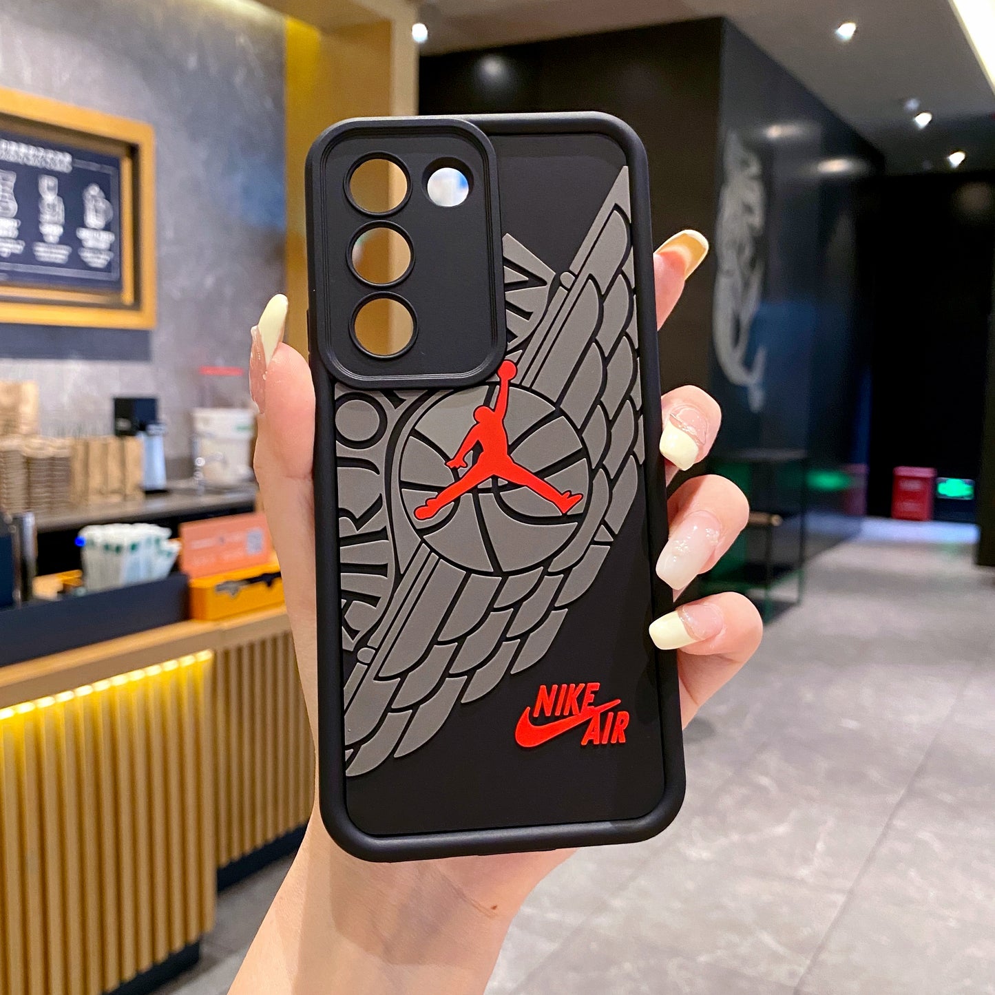 VIVO Y200e 5G Jordan Soft Silicone Cute 3D Cartoon Back Cover Case - Jordan 1