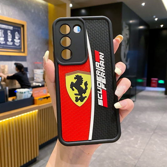Vivo T3 5G Ferrari Soft Silicone Cute 3D Cartoon Back Cover Case - Ferrari
