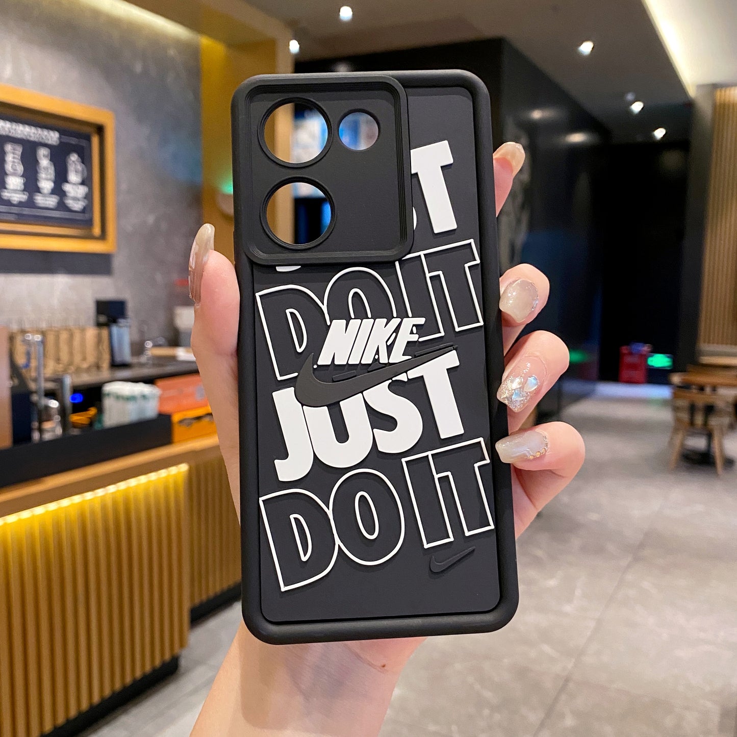 Vivo Y200 Pro 5G Nike Soft Silicone Cute 3D Cartoon Back Cover Case - Nike 1