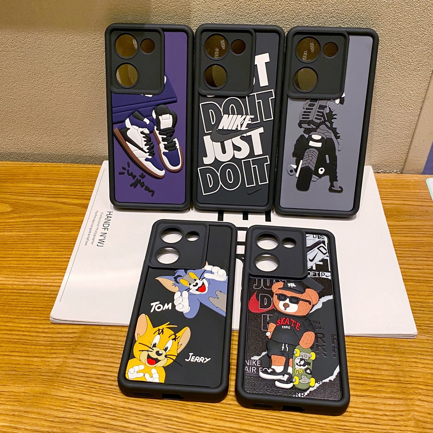 Vivo Y200 Pro 5G Nike Soft Silicone Cute 3D Cartoon Back Cover Case - Nike 1
