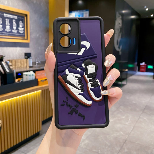 Motorola Moto G85 5G Nike Soft Silicone Cute 3D Cartoon Back Cover Case - Nike 2